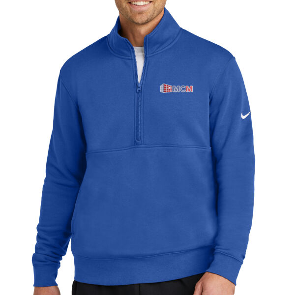 Nike Club Fleece Sleeve Swoosh 1/2-Zip Thumbnail