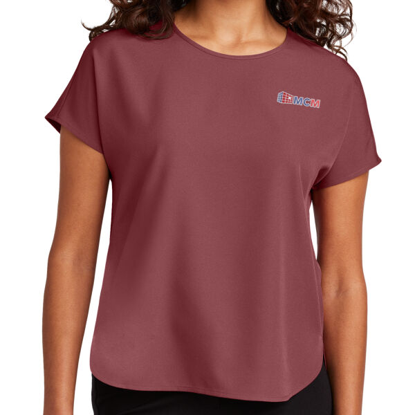 Mercer+Mettle® Women's Stretch Crepe Crew Thumbnail
